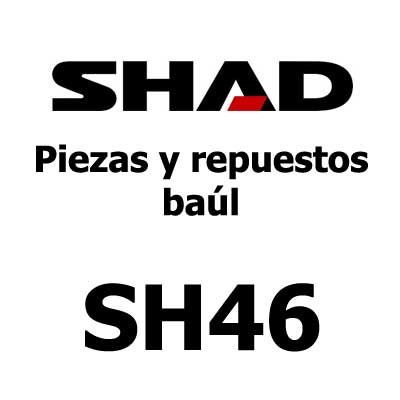 SHAD recambios y despiece maleta top case SH46